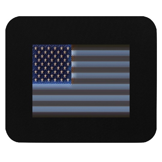 USA Flag with Space Stars & Stripes design Mouse Pads
