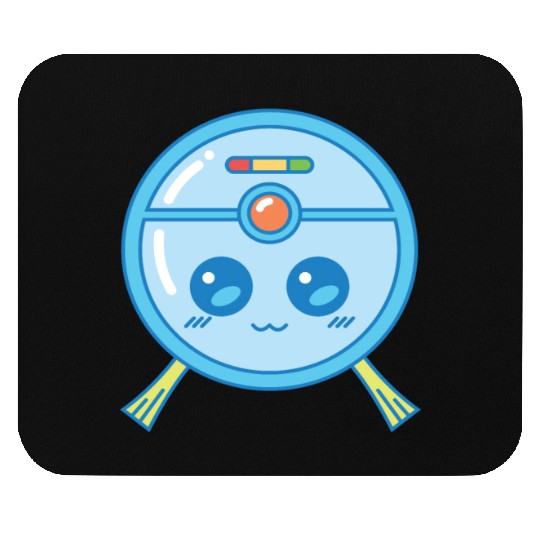 Cute Robot Vacuum Cleaner Kawaii Mouse Pads