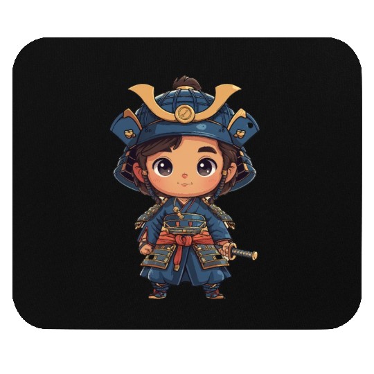 Samurai warrior Kid Mouse Pads