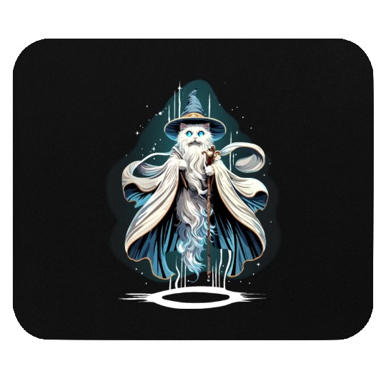 Wizard Cat Mouse Pads