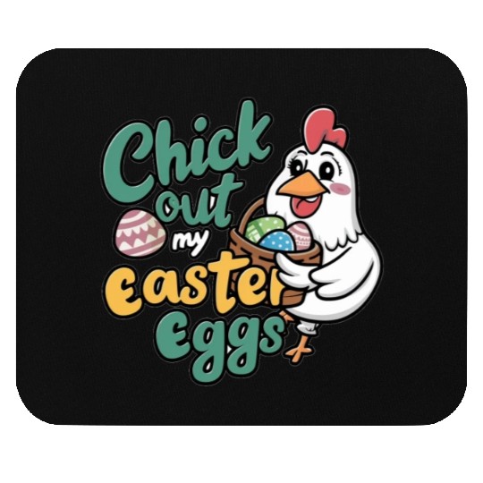 Check Out My Easter Egg, Chicken Easter Mouse Pads.