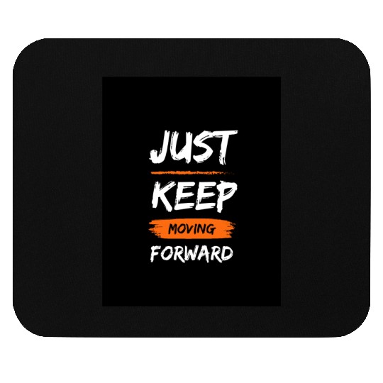 Black Brush Style Inspirational Quote Mouse Pads