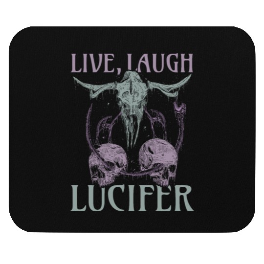 Live Love Lucifer Goth Festival Death Metal Mouse Pads