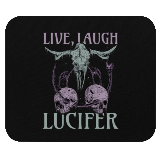 Live Love Lucifer Goth Festival Death Metal Mouse Pads