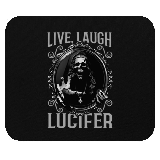 Live Love Lucifer Goth Festival Death Metal Mouse Pads