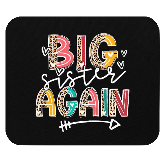 Big Sister Again Soon To Be Sis Announcement Mouse Pads