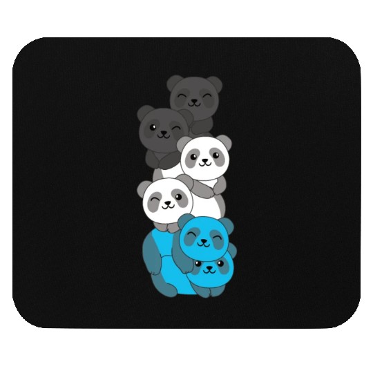 Mascic Flag Pride Lgbtq Cute Panda Mouse Pads