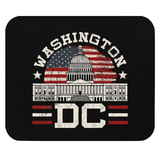Love Washington DC USA Gift Design Idea Mouse Pads