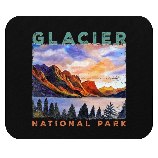Glacier National Park US Montana parks Mouse Pads