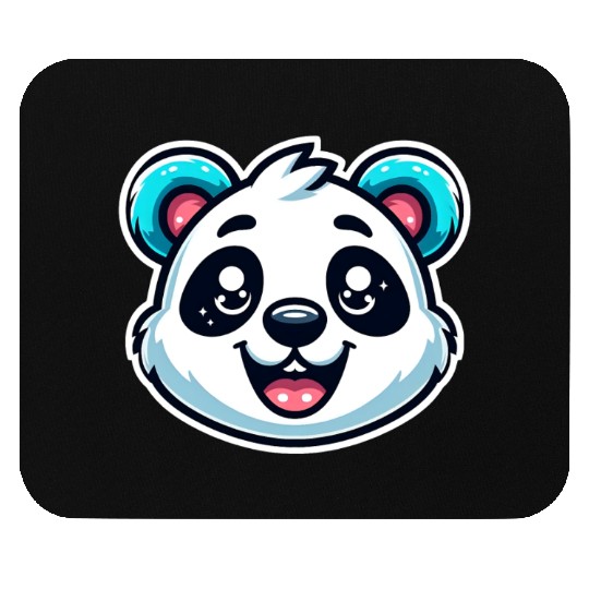 Cute Panda Cute Baby Panda Face Mouse Pads