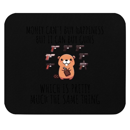 Gun Collector Beaver Mouse Pads