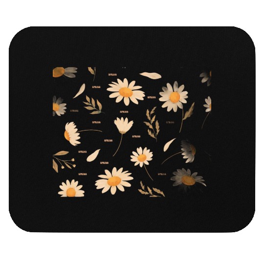 SPRING FLOWER PATTERN Mouse Pads