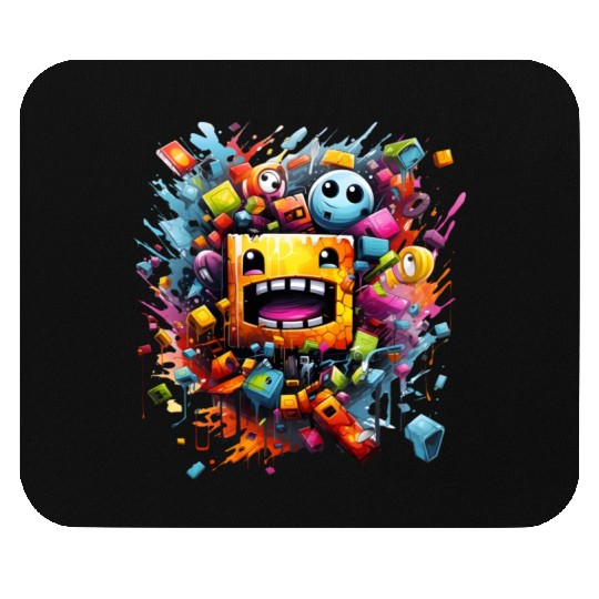 geometry dash Mouse Pads