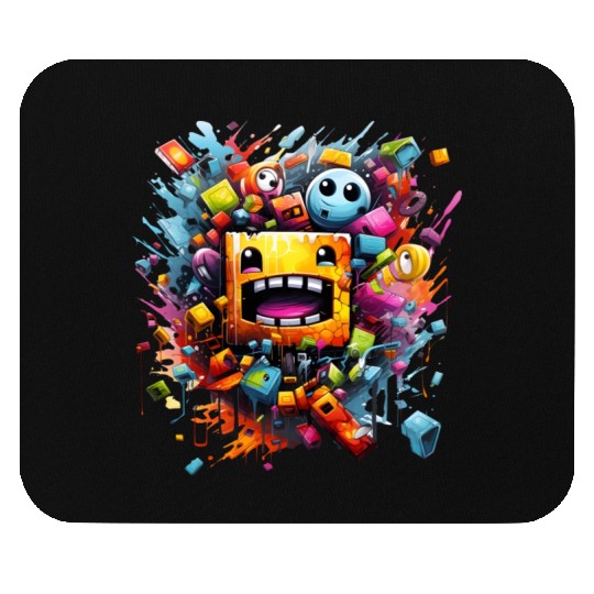 geometry dash Mouse Pads