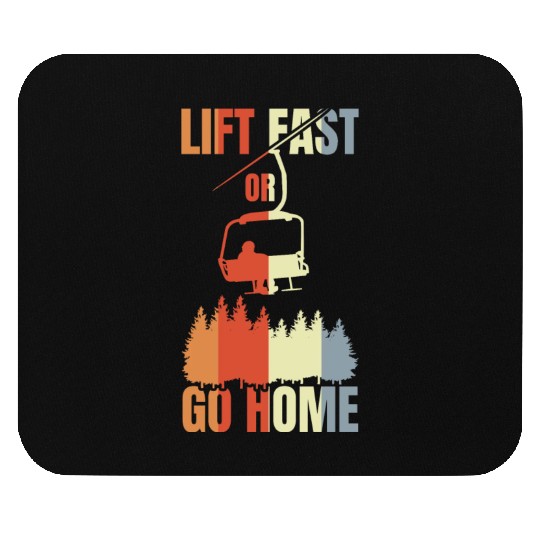 Snowboarding Joke Mouse Pads