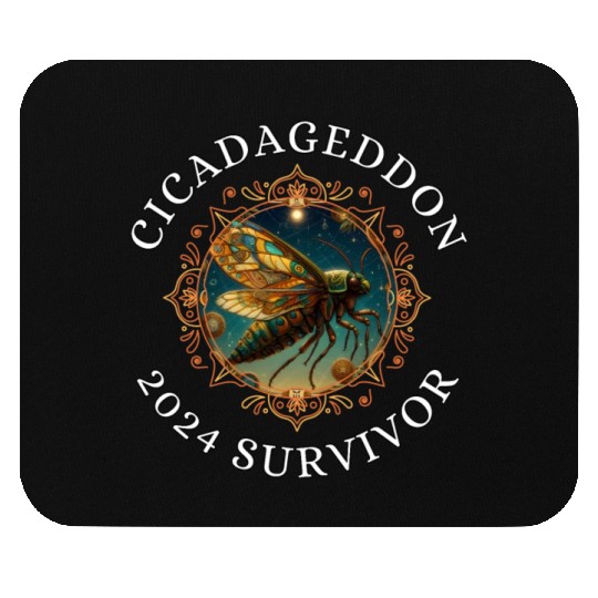 Cicadageddon Invasion Tour 2024 Funny Cicada Event Mouse Pads