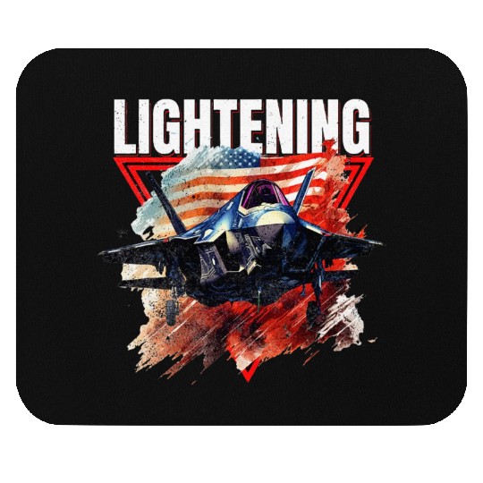 F35 Lightning Fighter Jet Plane Veteran Military Mouse Pads