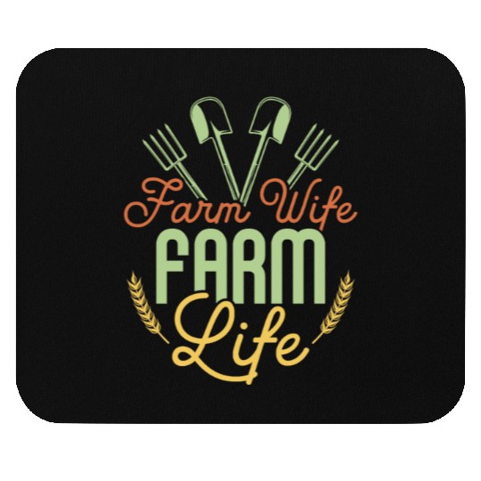 Farm Wife Farm Life Farming Animal Farmer Mouse Pads
