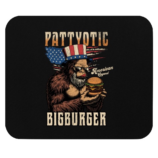 Bigfoot Pattyotic Bigburger Mouse Pads