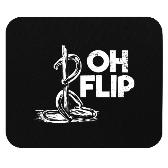 Oh Flip Funny Horseshoe Pitching Mouse Pads