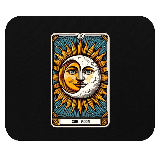 Tarot Card Sun Moon Mouse Pads
