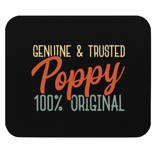 Poppy Genuine Trusted Original Mouse Pads