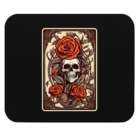 Rose Tarot Card Reader Astrology Occult Mouse Pads