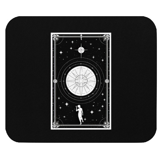 Tarot Card Astrology Occult Mystical Witchy Mouse Pads