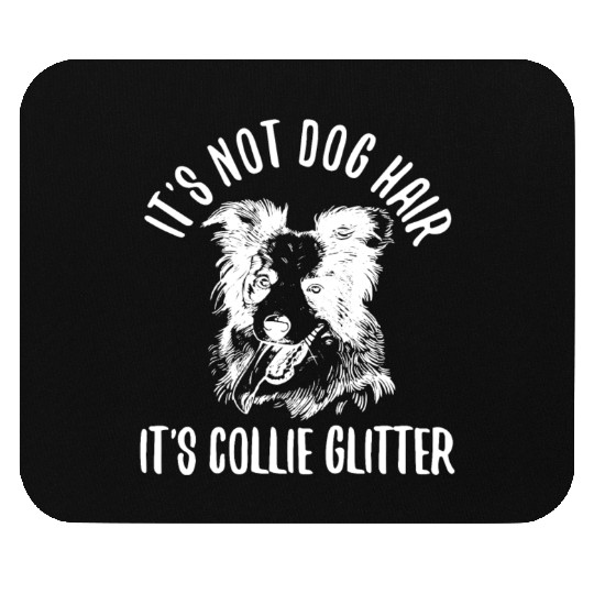 Unique Border Collie Design For Dog Lovers Mouse Pads