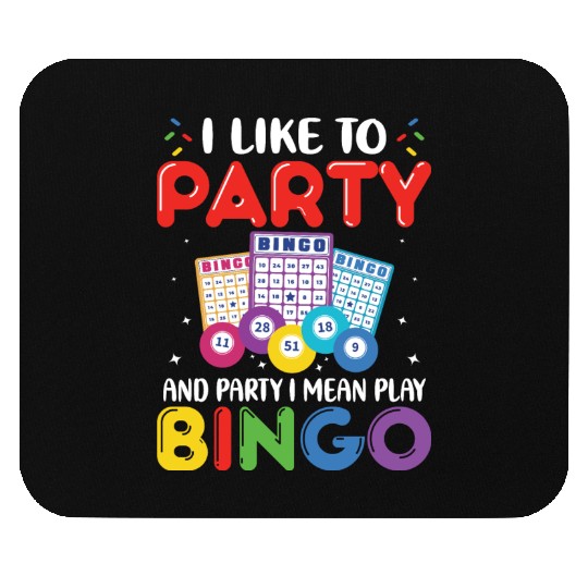 Funny Bingo Party Mouse Pads