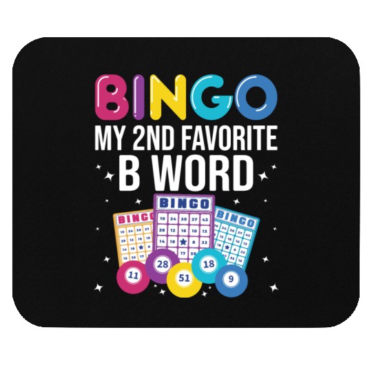 Funny Bingo Player Bingo Gaming Mouse Pads