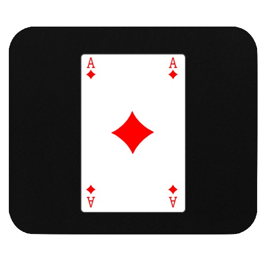 Diamonds Playing card ace Mouse Pads