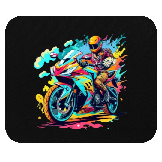 Legend cross motocycle Biker Road Trip Mouse Pads