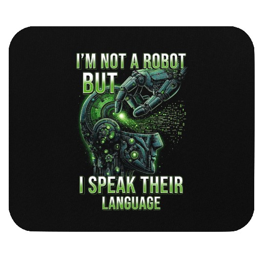 Robotics Engineer I'm Not A Robot Mouse Pads