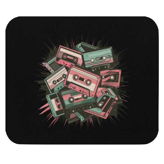 80s Retro Cassette Classic Cassette Tape for a Mouse Pads