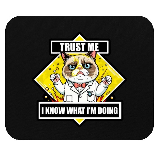 Funny cat Mouse Pads