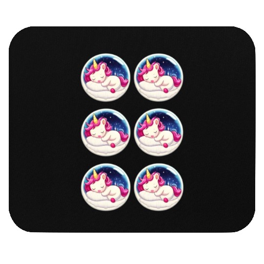 Unicorn sticker set Mouse Pads