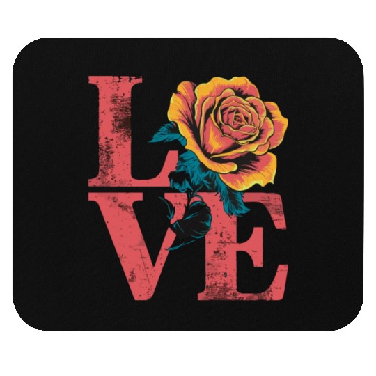 Florist Love Rose for a Florist Mouse Pads
