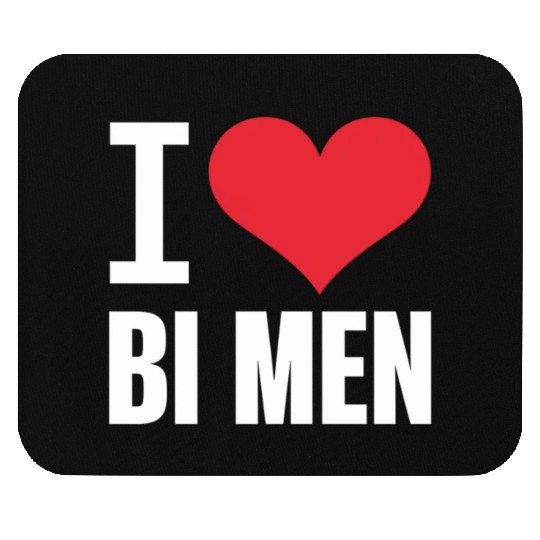 I Love Bi Me Bisexual Men Bi Pride Bisexual Pride Mouse Pads