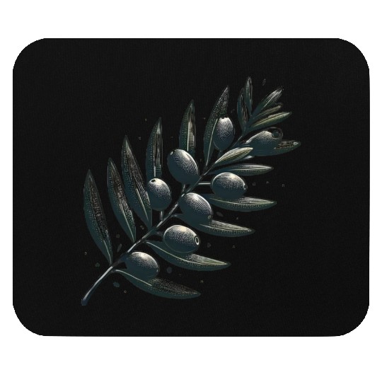 An olive Branch Mouse Pads