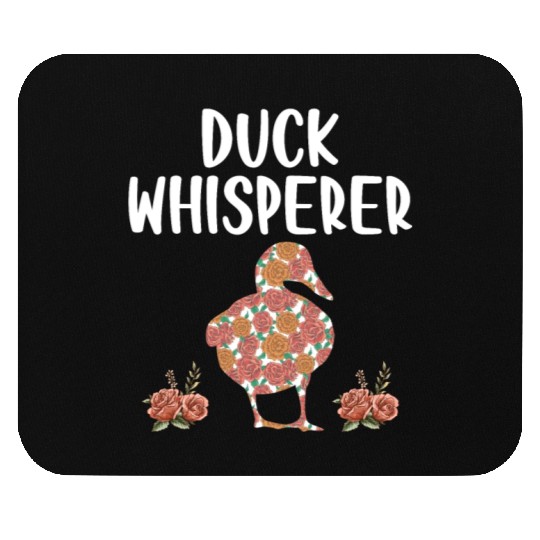 Duck Whisperer Flower Farming Farm Animal Farmer Mouse Pads