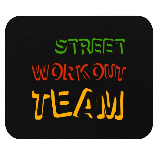 Street workout street workout team guys juneteenth Mouse Pads