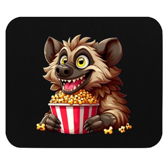 Hyena Predator Popcorn Cinema Night Mouse Pads