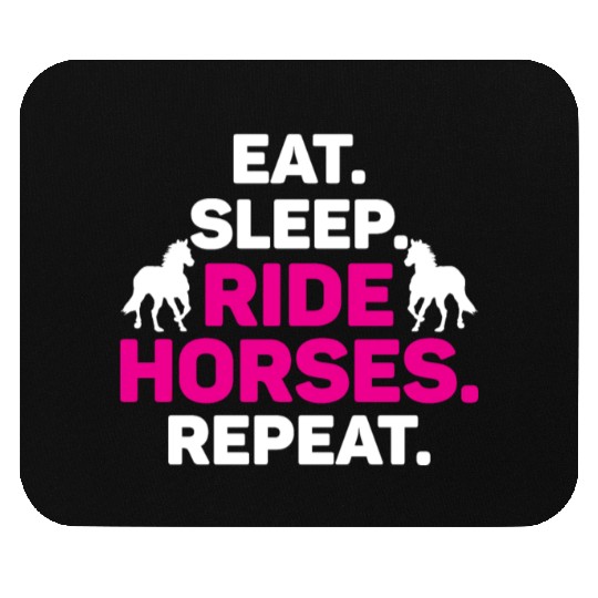 Equestrian Love Horse Racing Horse Farm Design Mouse Pads