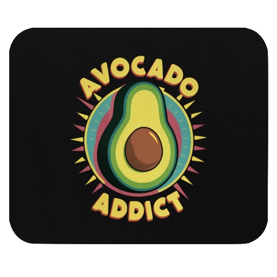Avocado Addict Mouse Pads