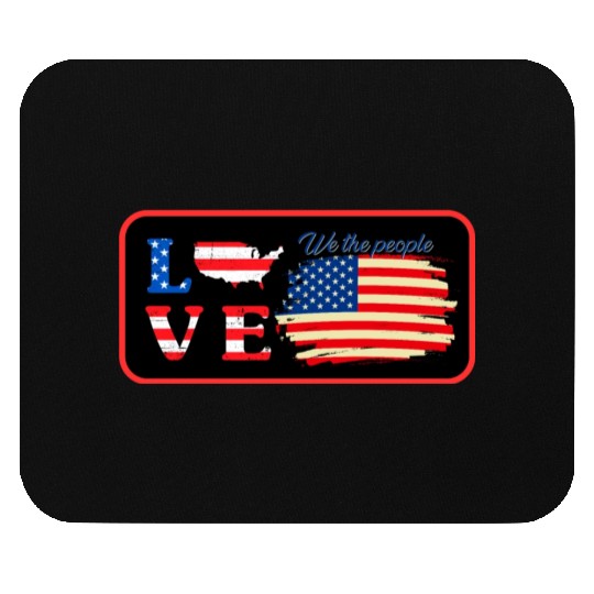 love america ,we the people Mouse Pads