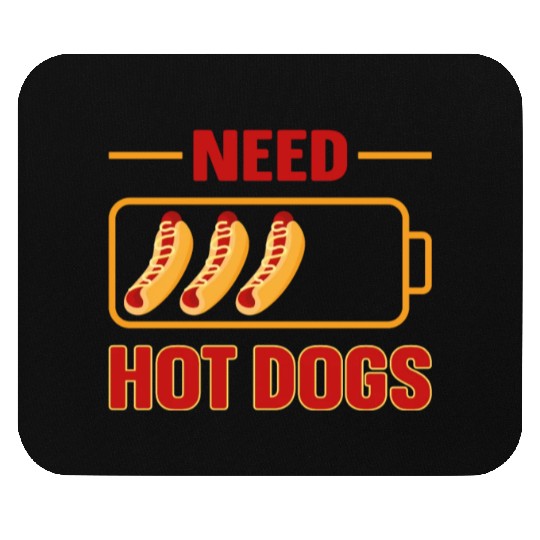 Hot Dog Adult Battery Need Hot Mouse Pads