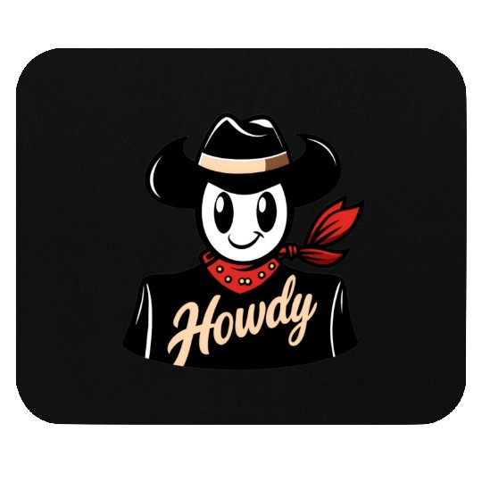 Howdy Mouse Pads - Classic Fit, Short Sleeve