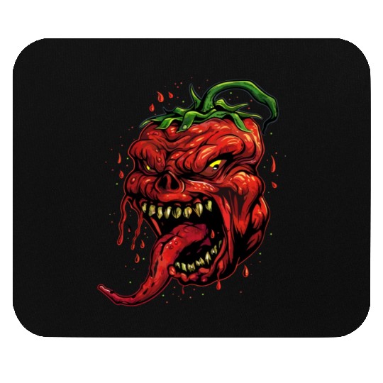 BBQ Hot Chili Carolina Reaper Hot Sauce Gift idea Mouse Pads