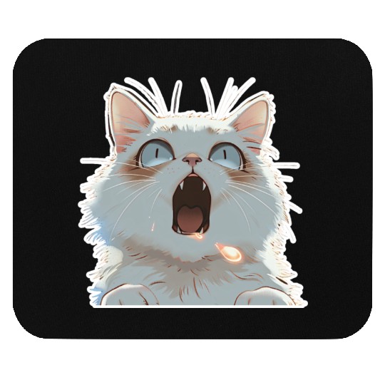 PURRCRAFT - Shocked Cat - A Mouse Pads
